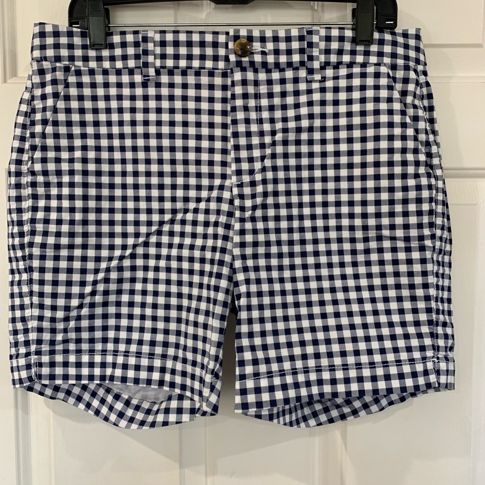 Old Navy Women's Navy Checkered Shorts sz 10